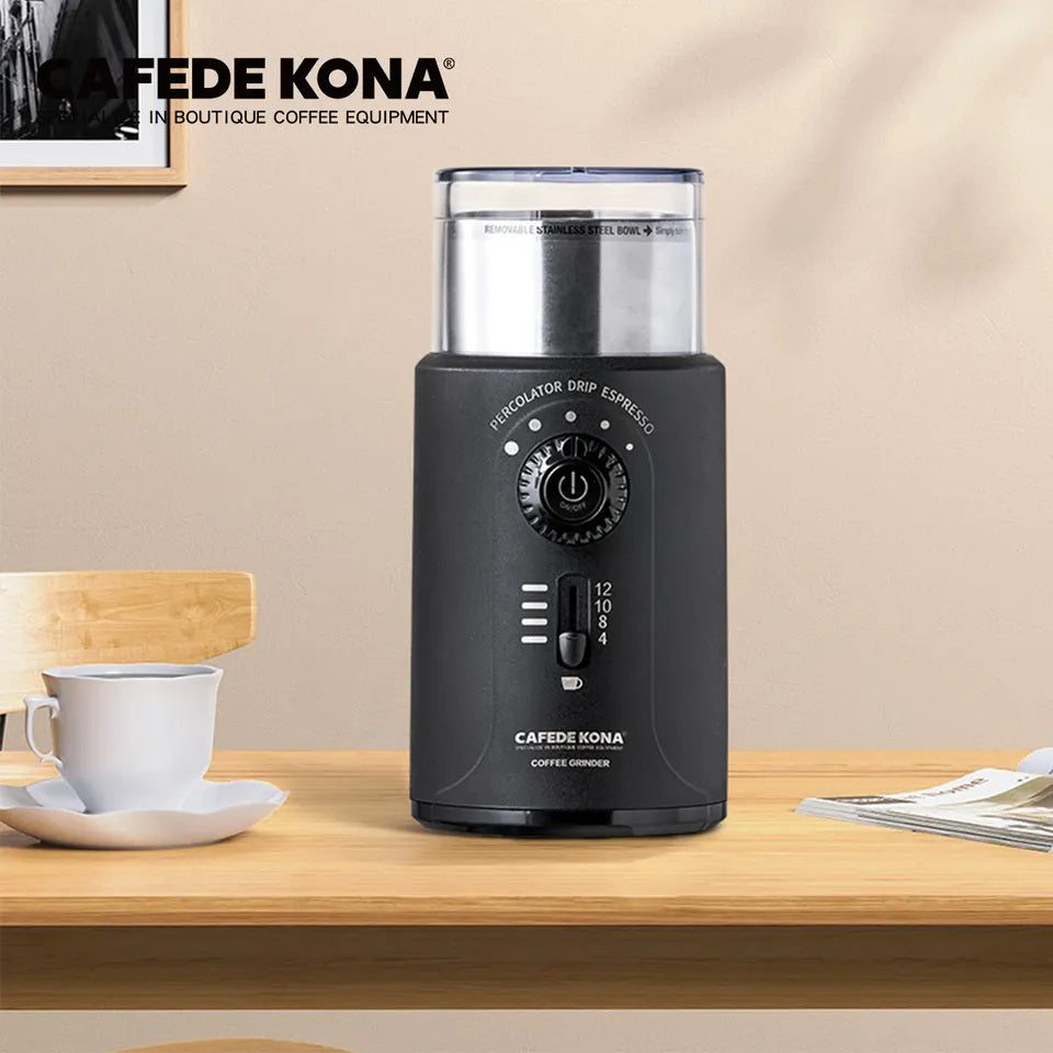 Cafede Kona เก็บไว้เปรียบเทียบ เครื่องทำกาแฟ เครื่องบดกาแฟไฟฟ้า