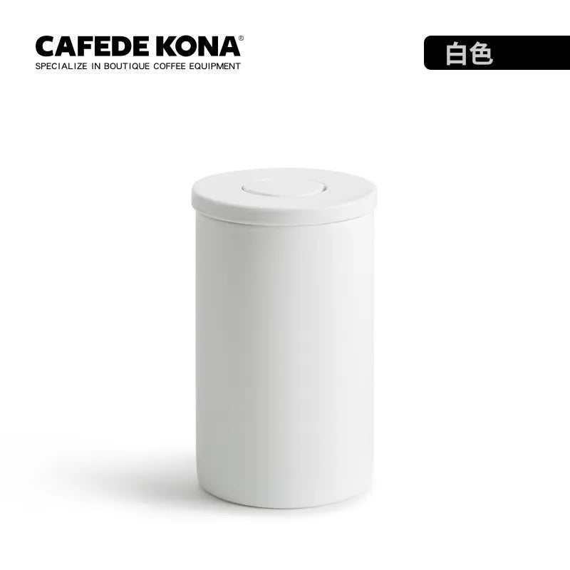 CAFEDE KONA โถเก็บเมล็ดกาแฟ Stainless coffee bin  เก็บเมล็ดกาแฟ สเตนเลส