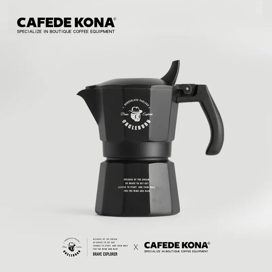 CAFEDE KONA  หม้อต้มกาแฟ หม้อต้มกาแฟแรงดัน Portable Coffee Maker Moka Pot