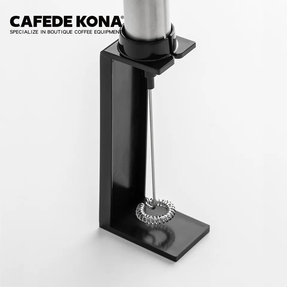 CAFEDE KONA Stainless Steel electric milk foamer - เครื่องตีฟองนมไฟฟ้าไร้สาย