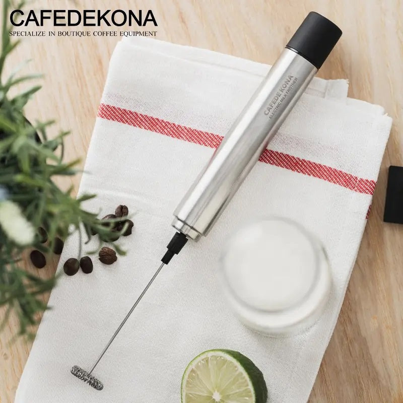 CAFEDE KONA Stainless Steel electric milk foamer - เครื่องตีฟองนมไฟฟ้าไร้สาย