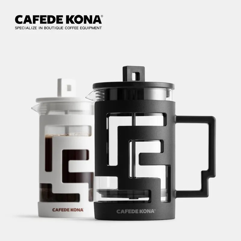 Cafede Kona  เครื่องชงกาแฟ เฟรนซ์เพรส  แก้วต้านทานความร้อน ขนาด 350 ml