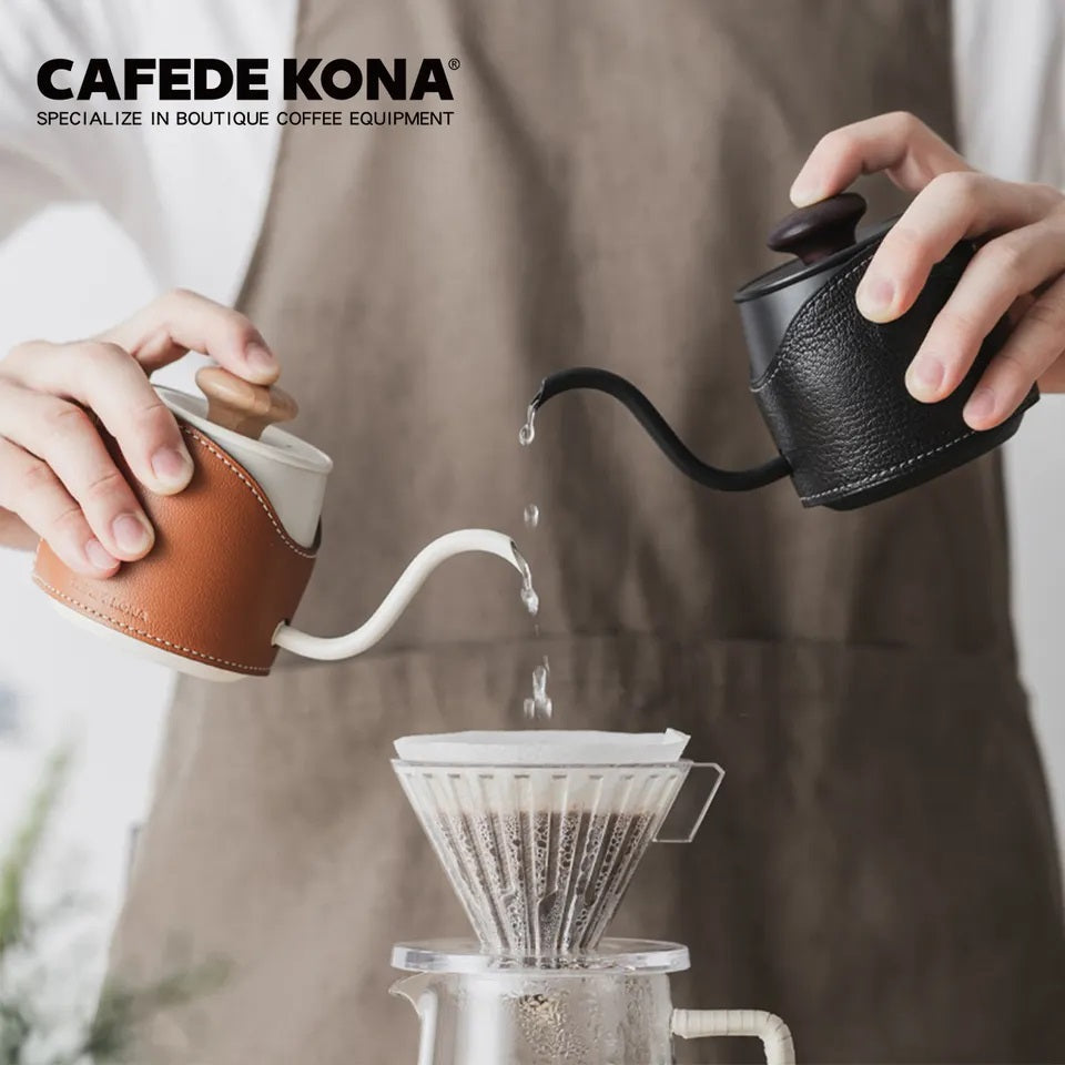 Cafede Kona Jingqi Kettle Potดริปเปอร์ กาดริปกาแฟ สีดำ kettles