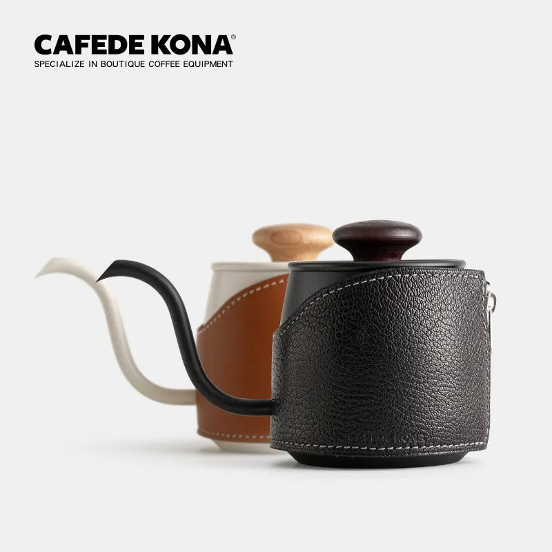 Cafede Kona Jingqi Kettle Potดริปเปอร์ กาดริปกาแฟ สีดำ kettles