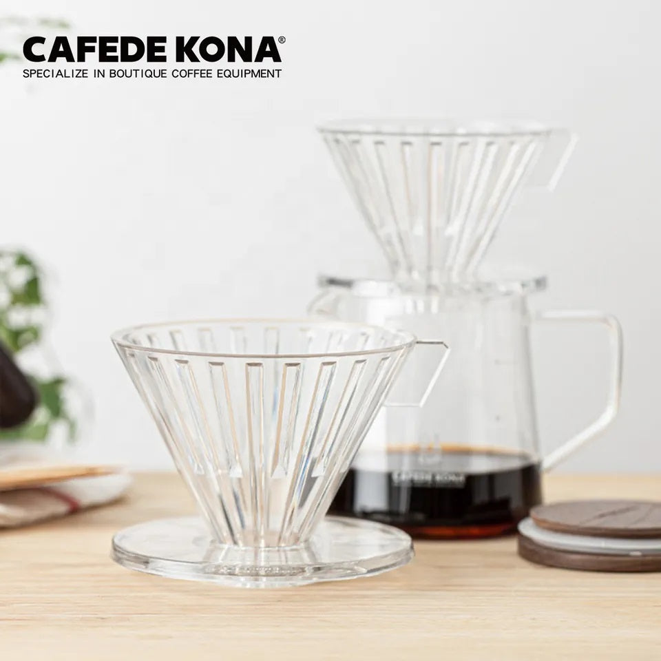 CAFEDE KONA Dripper ขนาด 1-2 แก้ว(฿240) /1-4 แก้ว(฿350) ดริฟกาแฟ ดริปเปอร์กาแฟ พร้อมส่ง