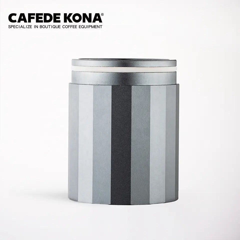 CAFEDE KONA เครื่องบดกาแฟมือหมุนสีเงิน Manual Stainless Steel  Coffee Grinder Silver Color